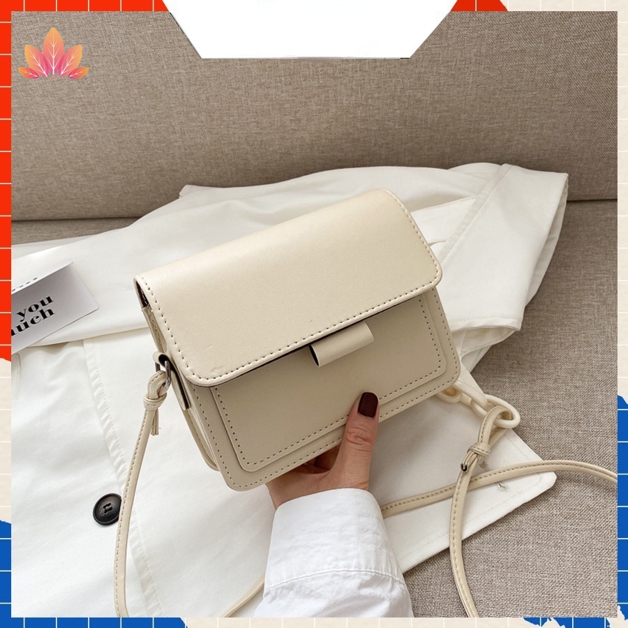 Túi Đeo Chéo Mini Bằng Da Mềm Phong Cách Cơ Bản Thời Trang Cho Nữ JP5