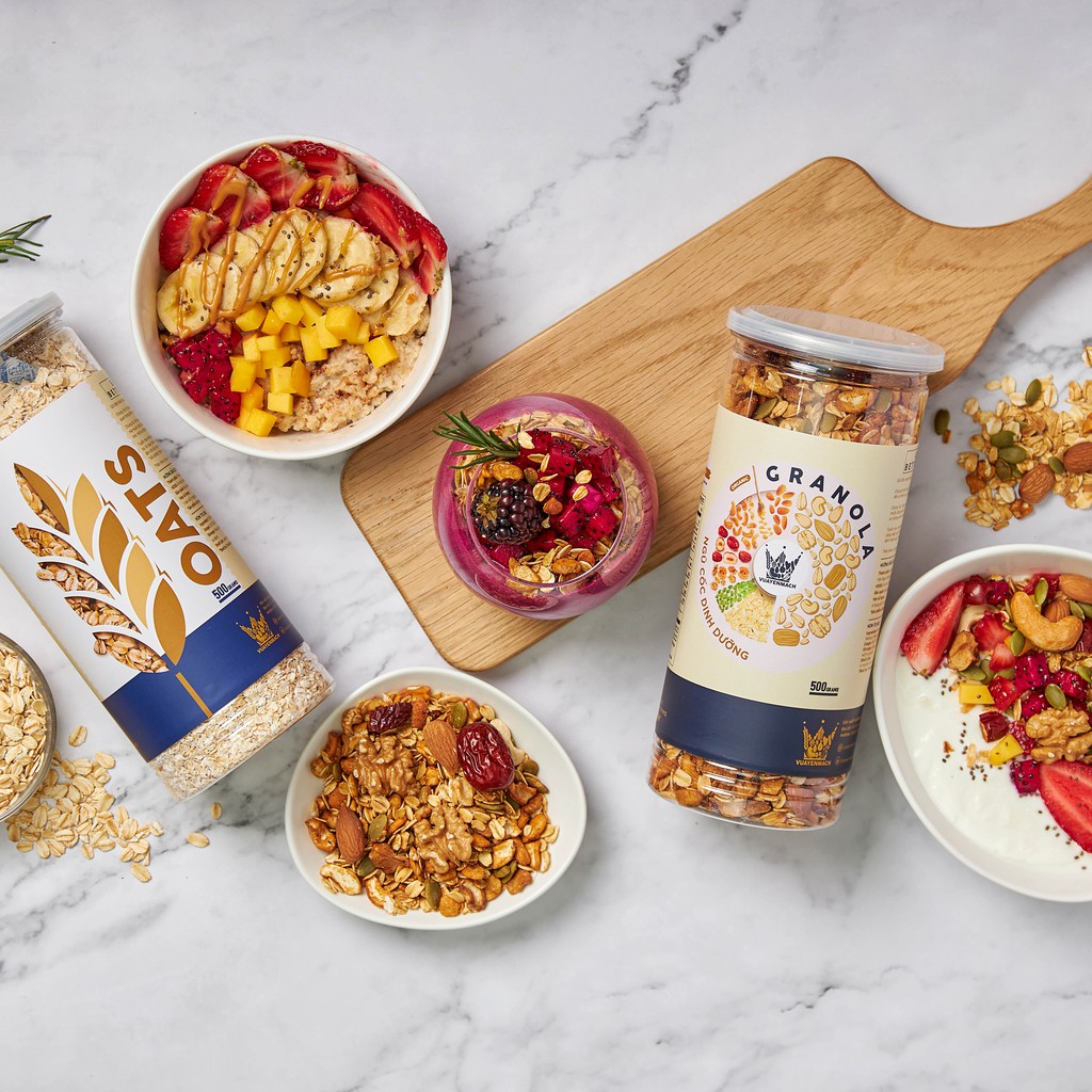 Ngũ cốc Ăn Kiêng VUA YẾN MẠCH Granola Healthy siêu hạt