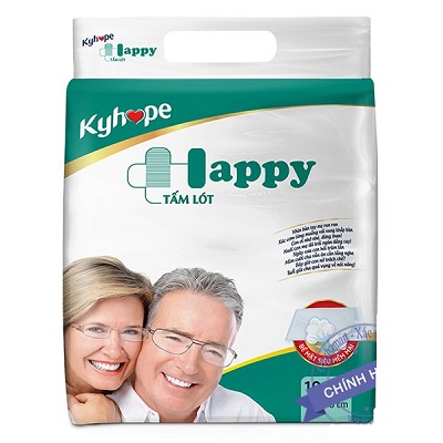 Tấm lót kyhope happy người lớn M/L10 miếng ( 45-70cm )