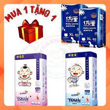 Bỉm YOULI Xanh / YOULI Tý Cuội Cao Cấp dán/quần S112/M92/L84/XL80