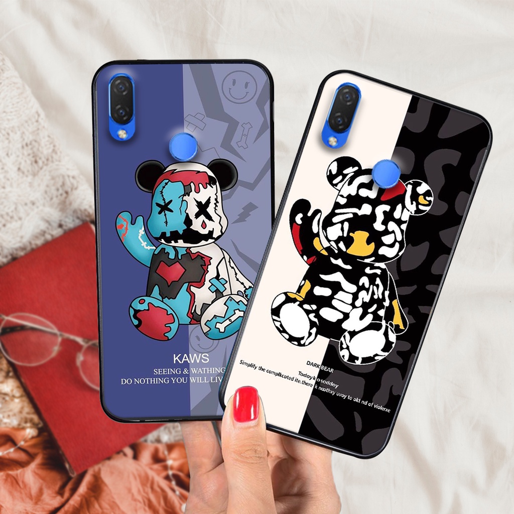 [HOT] ỐP LƯNG HUAWEI NOVA 2I -NOVA 3 -NOVA 3I-NOVA 3E -Y9 2019  GẤU BEARBRICK SIÊU ĐẸP CỰC CUTE
