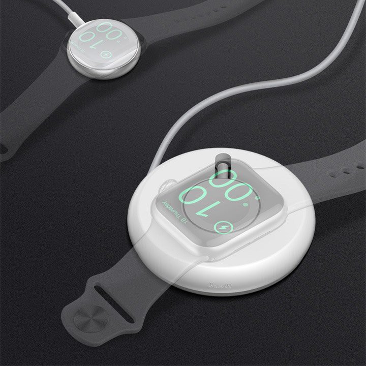 Sạc không dây Baseus YoYo Smartwatch Wireless Charger, tương thích với Apple Watch Series 1/2/3/4