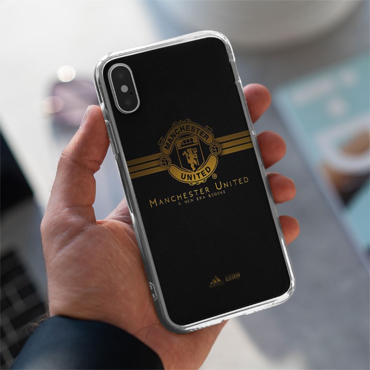 Ốp lưng iphone silicon chống bẩn đội bóng Manchester United A new era bgins cho Ip 5 đến 11 12 Pro Max BLUMAN0069