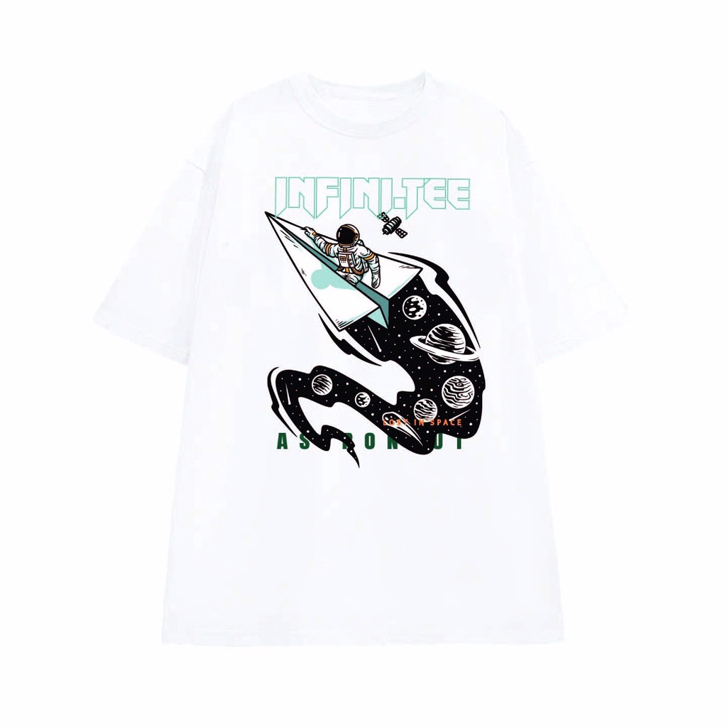 Áo thun INFINITEE Fni0398, Thun 100% Cotton - form rộng Unisex.