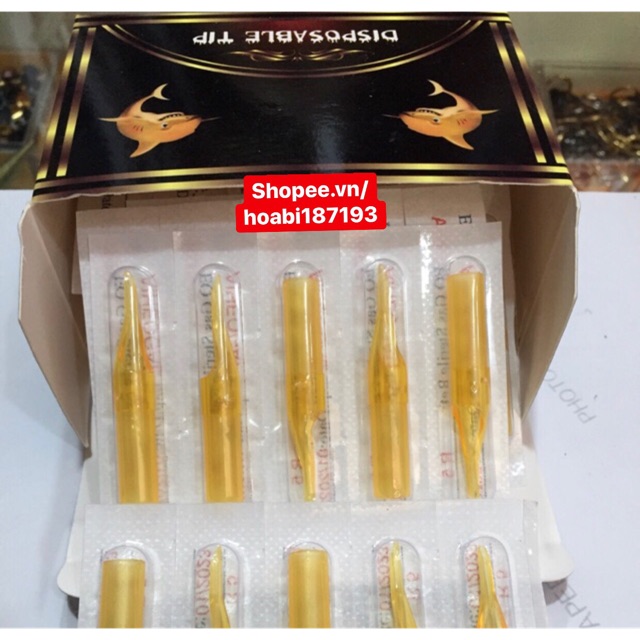 Ngòi nhựa dẫn kim ,50 chiếc/hộp