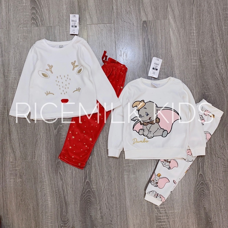 Bộ nhung cho bé hình tuần lộc và voi xuất dư xịn