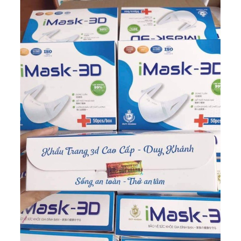 Khẩu trang 3D MASK DUY KHÁNH HỘP 50CÁI | BigBuy360 - bigbuy360.vn