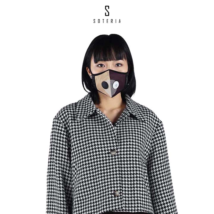 Khẩu trang tiêu chuẩn Quốc Tế SOTERIA Ora Black ST213 - Bộ lọc N95 BFE PFE 99 lọc đến 99% bụi mịn 0.1 micro- Size S,M,L