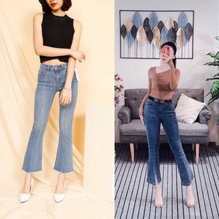 Quần jean nữ ống loe 9 tấc đẹp mẫu mới – fashionstar167 tt264