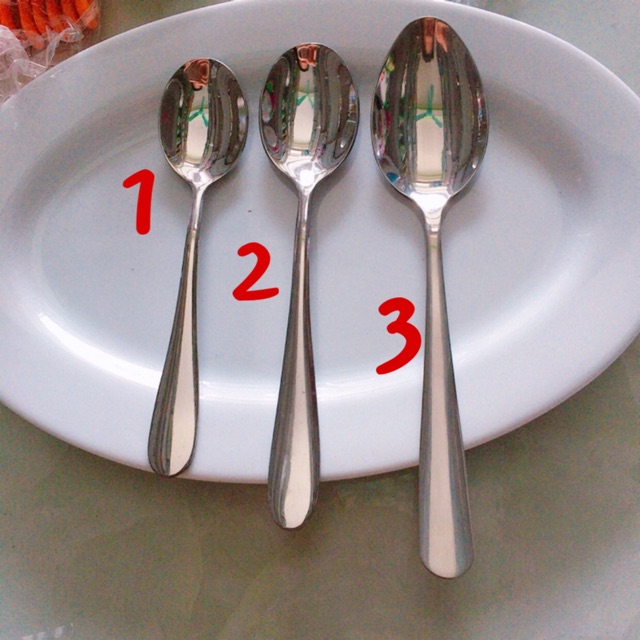 Thìa cán dài loại 1 tráng gương