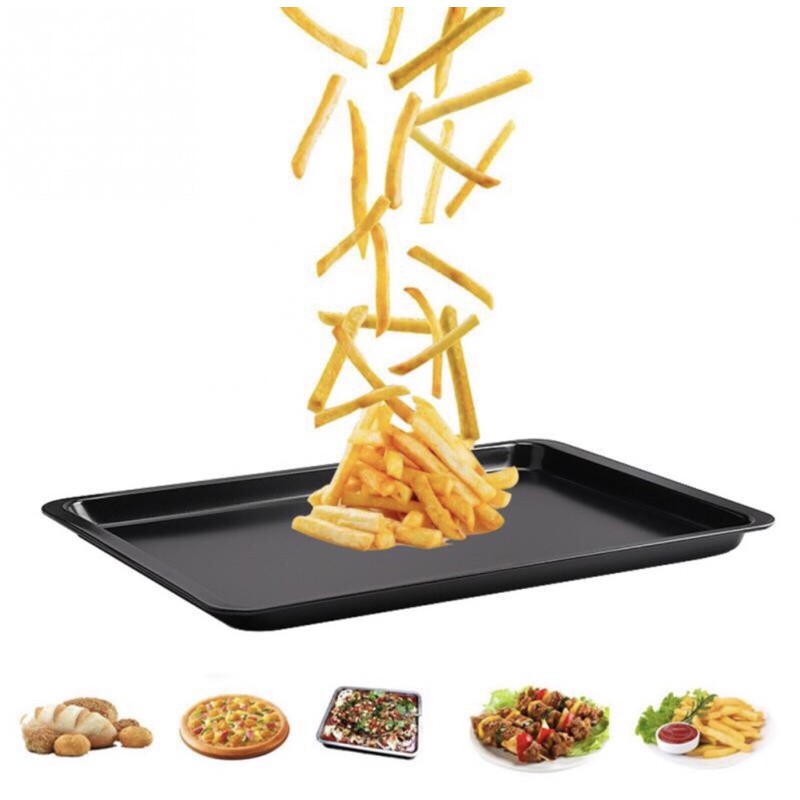 Khay Nướng Bánh Chữ Nhật Chống Dính 37*25*2