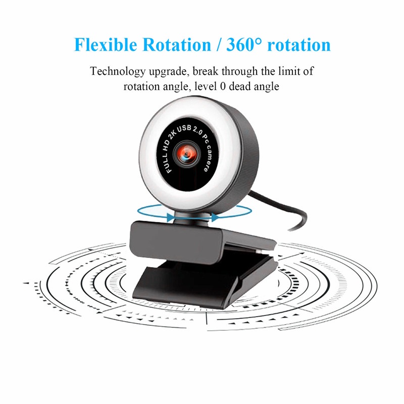 Brand New Webcast Computer 1080P HD/2K Camera, USB Driver-free HD Webcam | BigBuy360 - bigbuy360.vn
