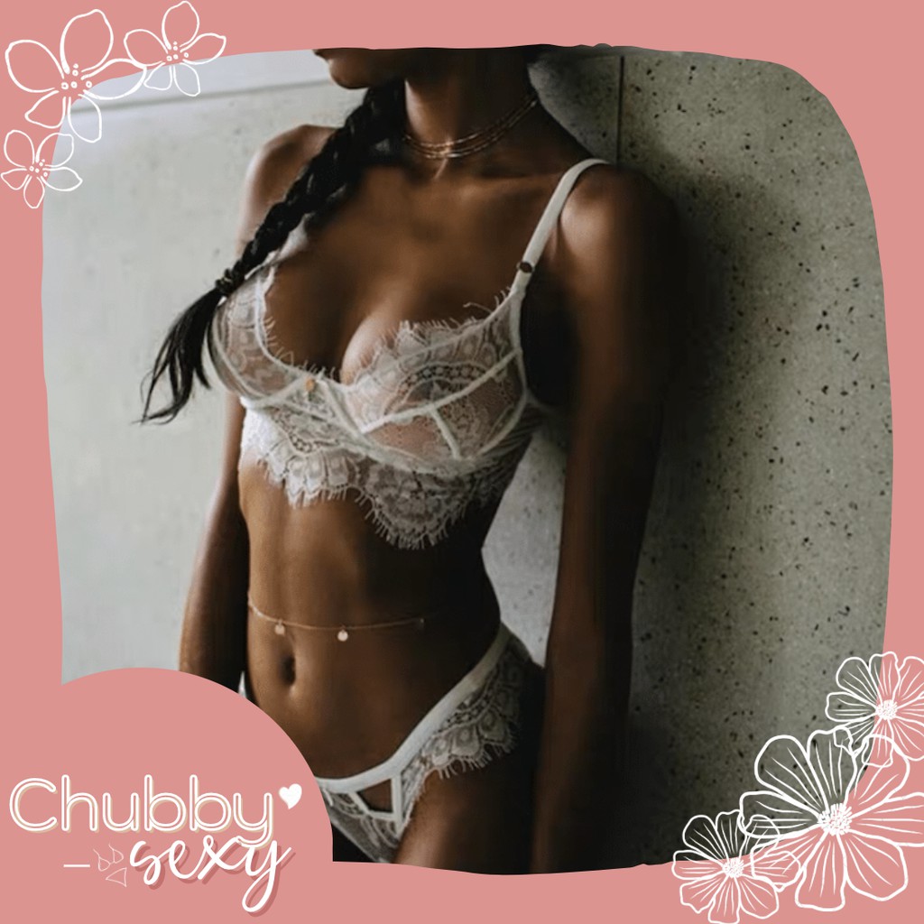 Bộ Đồ Lót Nữ Ren - Set Đồ Lót Ren Cao Cấp Thêu Hoạ Tiết Tỉ Mỉ Siêu Sexy - Nội Y Nữ Sexy - BDL05 - Chubby.Sexy