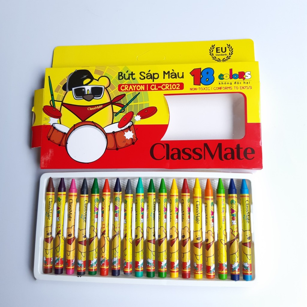 Bút Sáp màu Classmate 12 màu / 18 màu / 24 màu - CR101/102/103