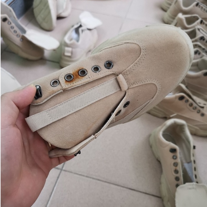 Giày nam cổ thấp đẹp đế bằng buộc dây có 2 màu đen và be kiểu dáng basis năng động trẻ trung size 39 đến 44 BITAMO G08 | BigBuy360 - bigbuy360.vn