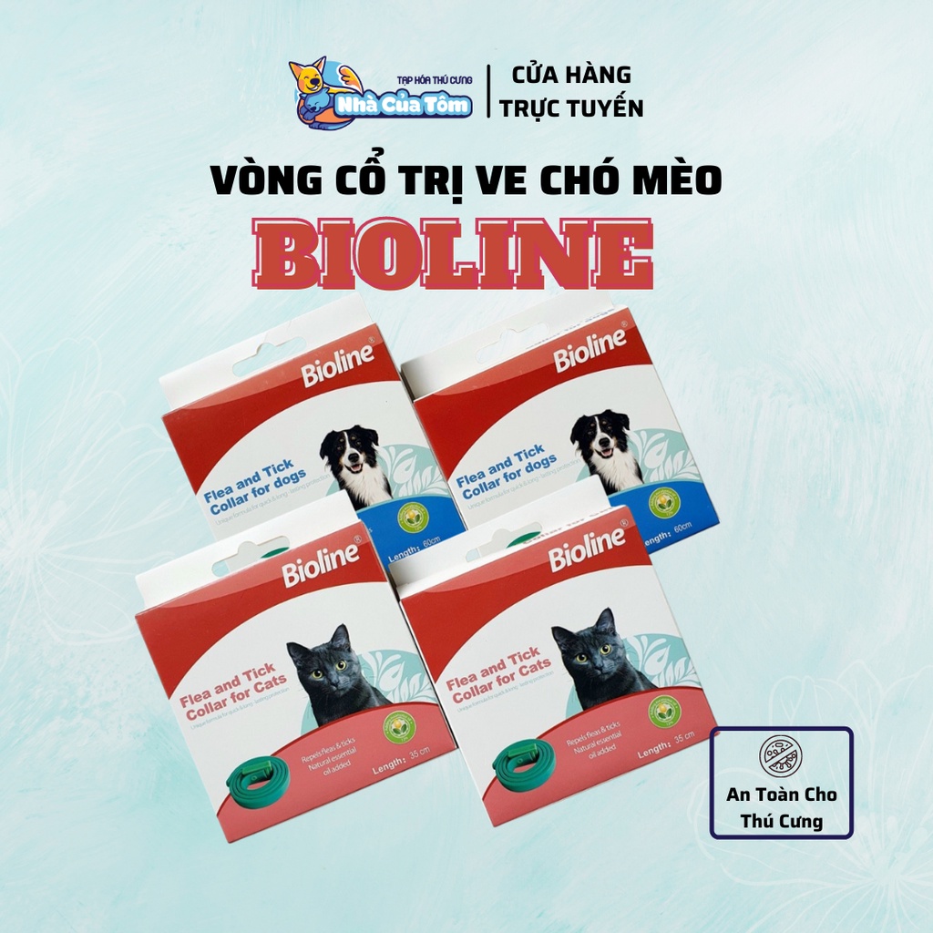 [1 cái] Vòng Cổ Chống Ve Rận Bioline