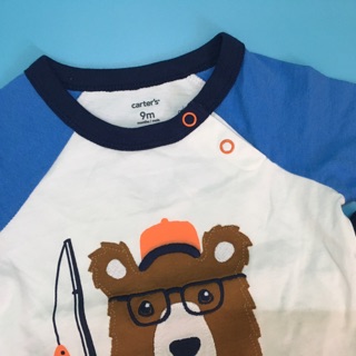 Bộ áo quần dài bé trai Carter