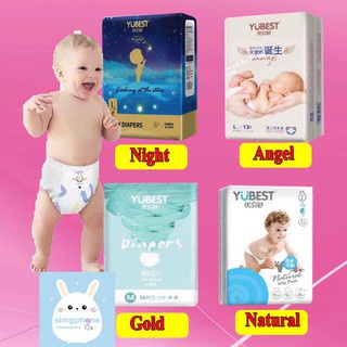 Bỉm Yubest Gold /Night/ Angel/ Natural Tã Dán/Quần Đủ Size S90/ M84/L78/XL72/XXL66/XXXL66 Nội Địa Cao Cấp