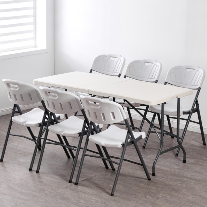 Bàn làm việc ngoài trời kích thước 1m2 , bàn gấp gon thông minh hàng nhập khẩu cao cấp
