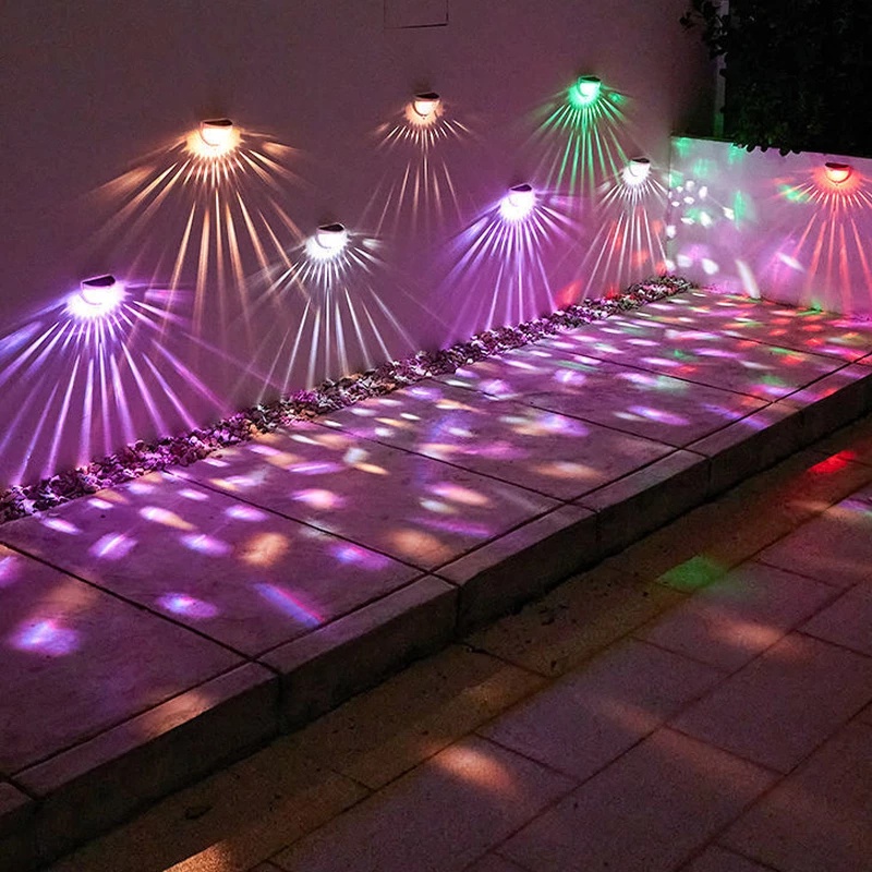 1 Đèn Led 6 Bóng Năng Lượng Mặt Trời Chống Thấm Nước Trang Trí Sân Vườn