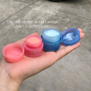 Set mặt nạ ngủ mặt và môi Laneige