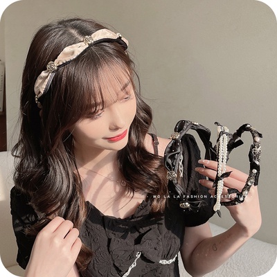 Băng Đô Cài Tóc Rộng Phong Cách Retro Đơn Giản 2022 Dễ Phối Đồ Cho Nữ