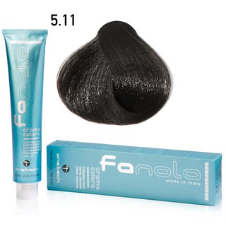 Màu nhuộm Fanola Lıght Chestnut Intense Ash 5.11 100ml I Mỹ Phẩm Tóc Sài Gòn