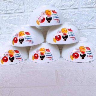 Bộ 10 cái chén sứ hình cô gái nhật hàng quà tặng Unilever