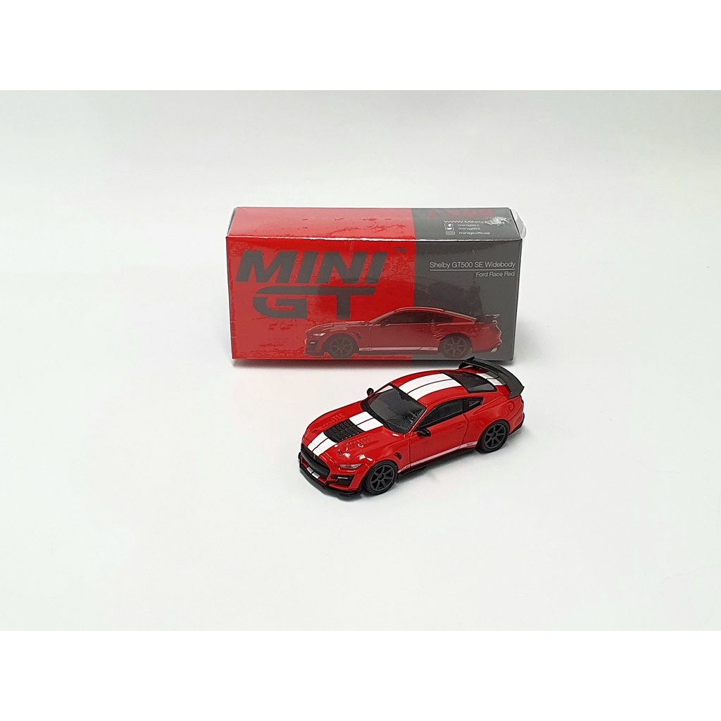 Xe Mô Hình Ford Shelby GT500 SE Widebody Ford Race Red LHD 1:64 MiniGT