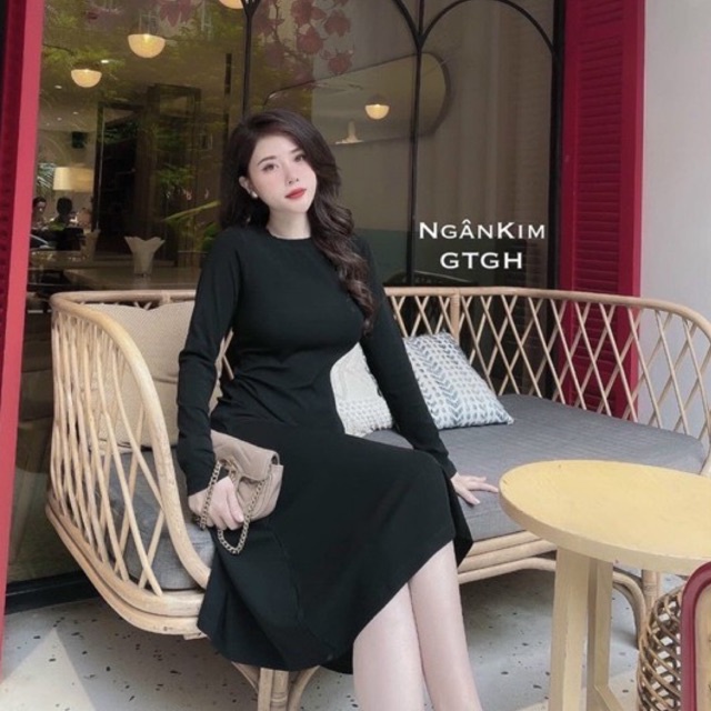 VÁY MAXI XOÈ TAY DÀI MS15100