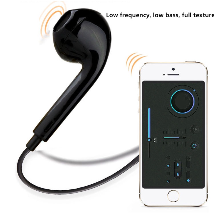 S6 Tai nghe Bluetooth không dây dây đeo cổ thể thao với Mic nhét tai trong tai cho iPhone Xiaomi HUawei