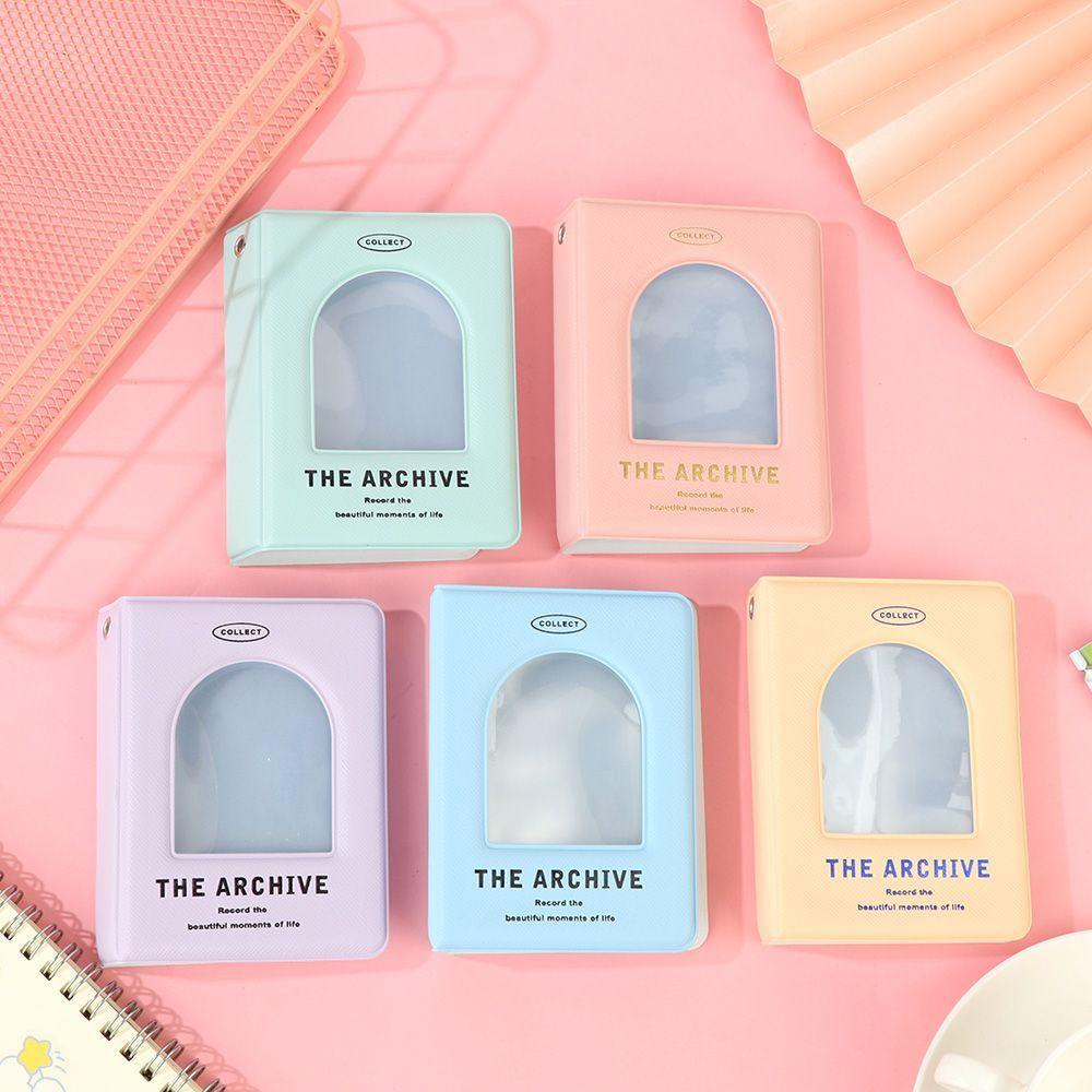 SUSANS Album Đựng Thẻ Mini 3 Inch Phong Cách Doanh Nhân Sang Trọng