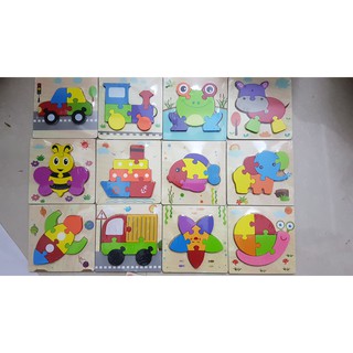 Tranh Ghép Gỗ 3D Nổi Cho bé