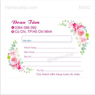 Phiếu giao hàng Đoan Tâm 1k tờ (MS32)
