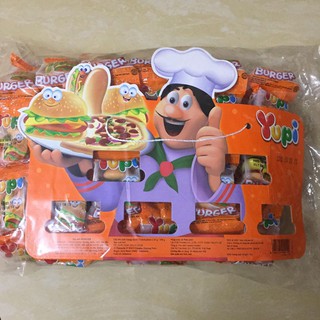 1 gói Kẹo dẻo Hamburger 12 chiếc