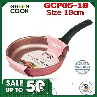Chảo đúc vân đá đáy từ sâu lòng chống dính Green Cook GCP05 -18 ,GCP05 -20 ,GCP05 -26 ,GCP05 -30