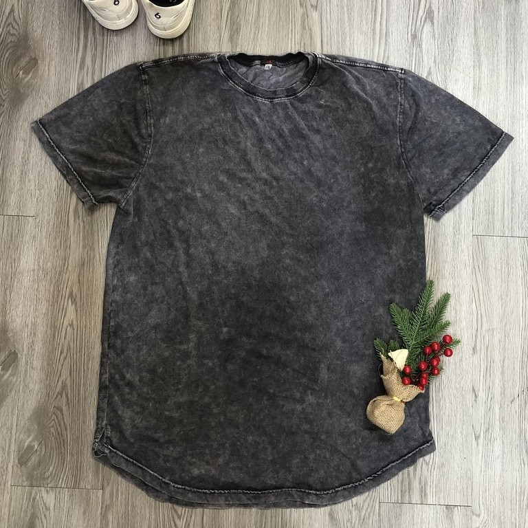 Áo Thun Cotton Cao Cấp Ngắn Tay Unisex, Chất Wash Đẹp Co Giãn Tốt, Mỏng Nhẹ Thoải Mái, Vạt Bầu Trơn Cá Tính Thời Thượng | BigBuy360 - bigbuy360.vn