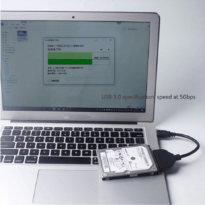 Cáp chuyển đổi kết nối ổ cứng HDD từ USB 3.0 sang Sata 22 Pin 2.5 Inch