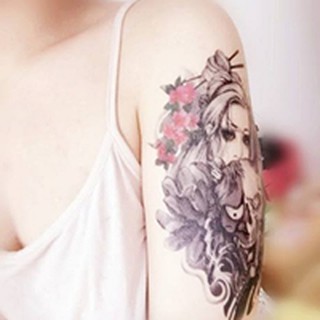 hình xăm dán cô gái đẹp