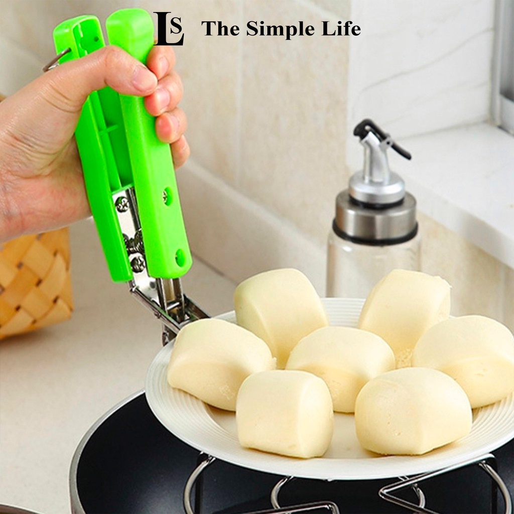 Dụng cụ gắp nóng, kẹp gắp đồ nóng, chén đĩa bát thức ăn chuyên dụng an toàn, gắp inox có lò xo cao cấp [CHÍNH HÃNG]