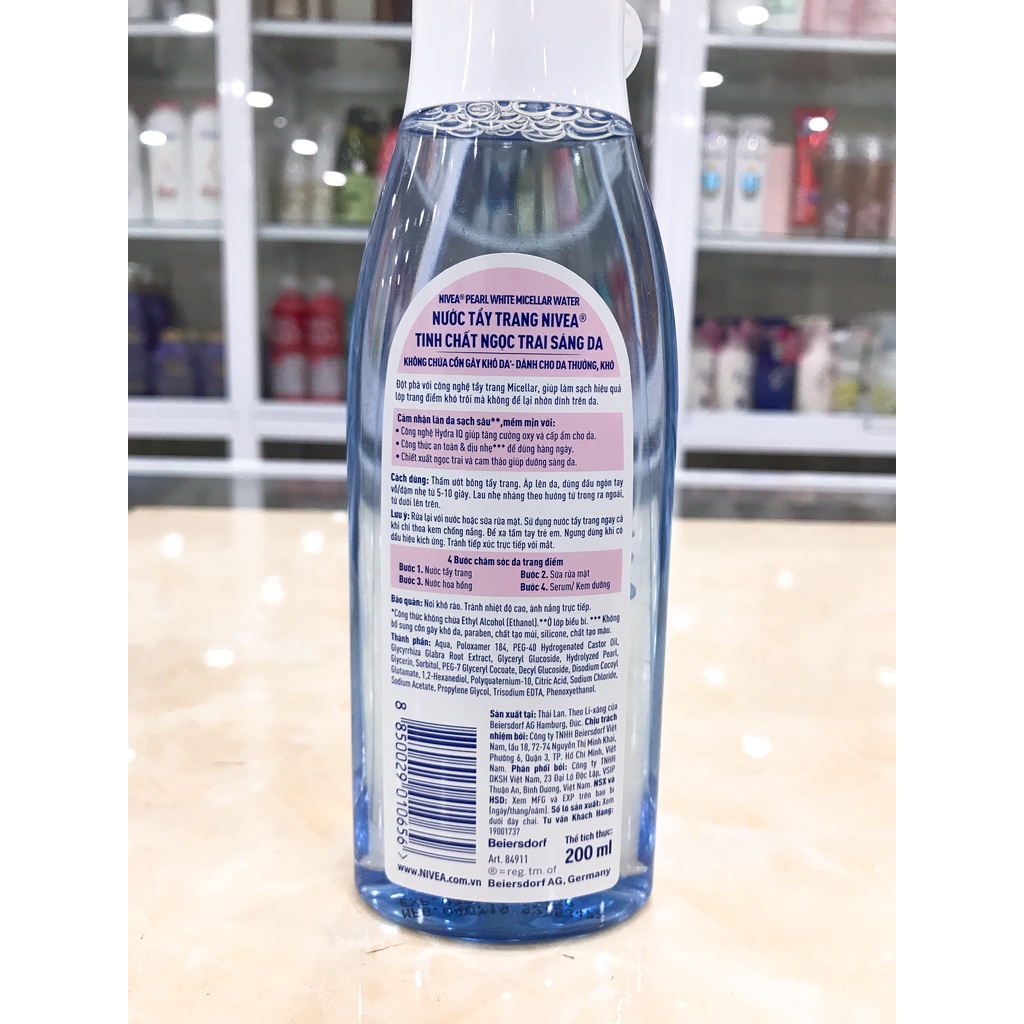 NƯỚC TẨY TRANG NIVEA SÁNG DA SẠCH SÂU MỀM MỊN CHÍNH HÃNG CÔNG TY