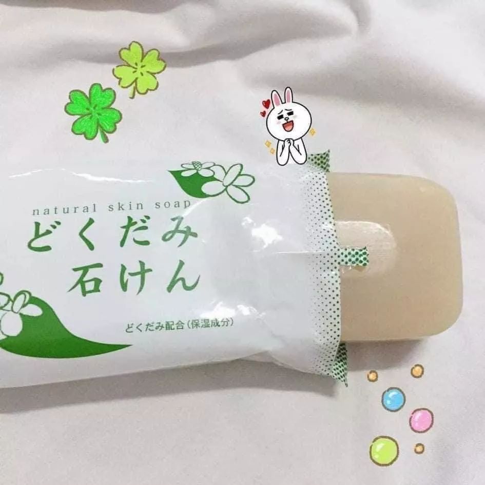 Xà Phòng Rửa Mặt Ngừa Mụn Chinoshio Dokudami Soap Chiết Xuất Lá Diếp Cá (130g)