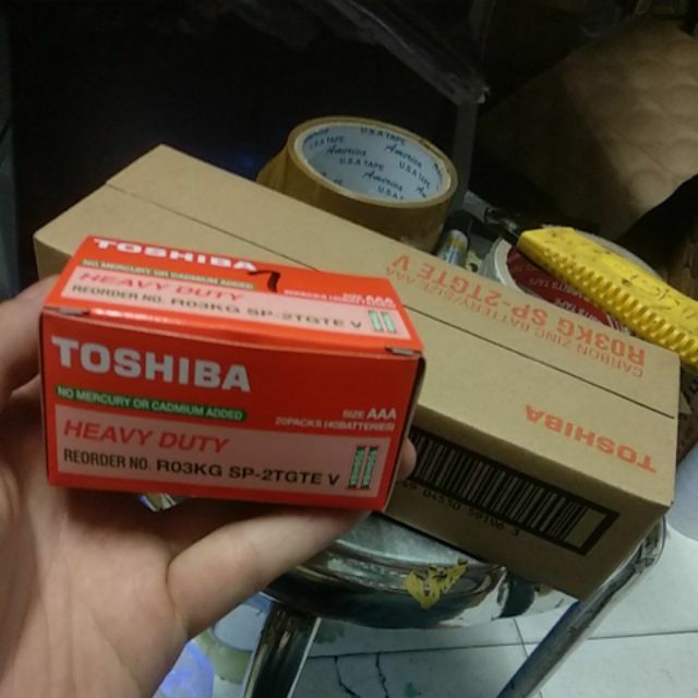 1 hộp pin Toshiba AAA ( Loại 1 )