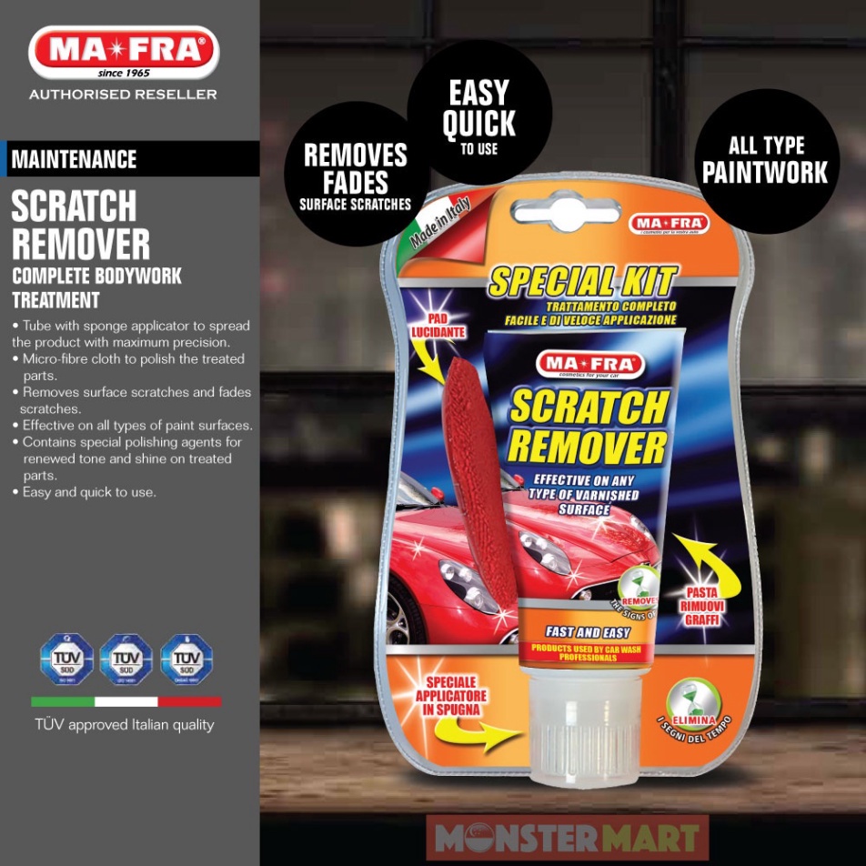 Bộ xóa vết xước xe ô tô SCRATCH REMOVER 100mL Mafra - ITALY