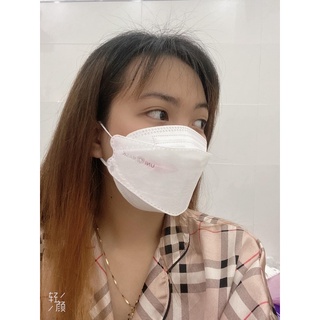 (10 cái) Khẩu Trang Cá Trắng 4D KF94 Hàn Quốc
