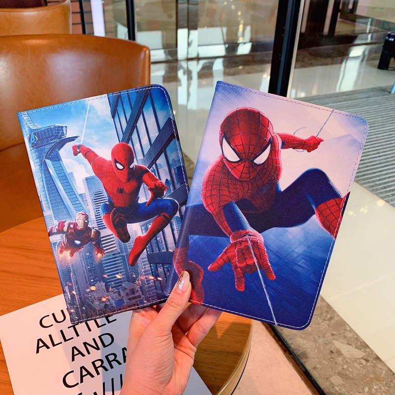 Ốp Máy Tính Bảng Silicon Chống Sốc Hình Spiderman 2021 Inch 2020 Ipad Mini 4 Mini 5 2019 pro9.7 11 air4/3/2 2018 2018