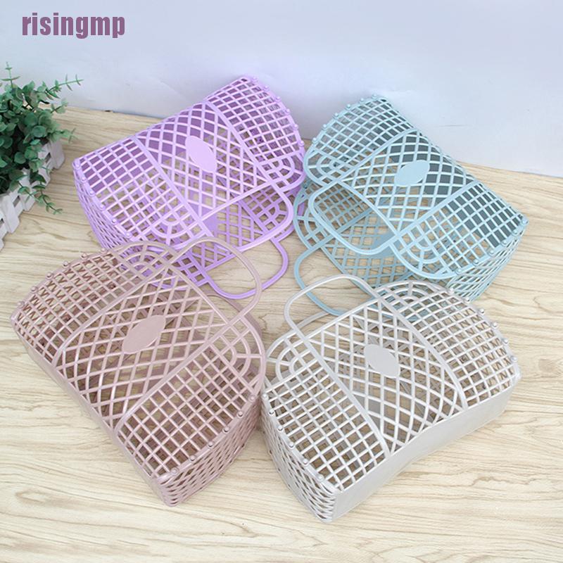 Giỏ nhựa đựng đồ giặt nhiều màu sắc có thể gấp gọn tiện dụng