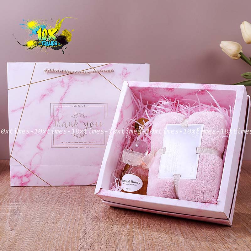 Hộp túi giấy đựng quà tặng thank you  sang trọng tặng sinh nhật bạn gái bạn trai đối tác, valentine, ngày lễ có quai
