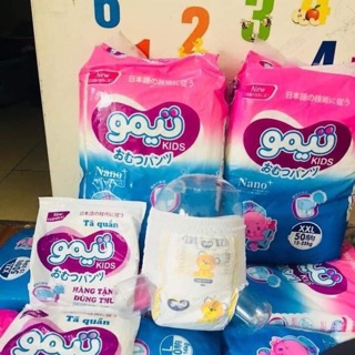 Bỉm quần Gau kids M.L.XL.XXL/100 miếng
