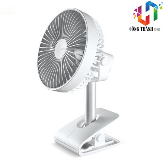 [Hàng Chính Hãng] Quạt mini kẹp xe đẩy, kẹp để bàn văn phòng Jisulife F7B